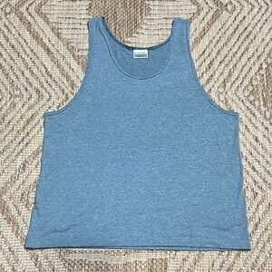 Vintage Basic Editions Mens Tank‎ Sleeveless Scoop Neck Shirt Large
GUC Cotton